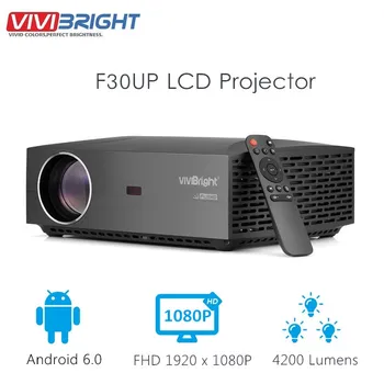 VIVIBRIGHT F30UP LCD Projector FHD Android 6.0 1920 x 1080P 4200 Lumens Bluetooth 4.0 WiFi 2GB RAM 16GB ROM Home Theater
VIVIBRIGHT F30UP LCD Projector FHD Android 6.0 1920 x 1080P 4200 Lumens Bluetooth 4.0 WiFi 2GB RAM 16GB ROM Home Theater
