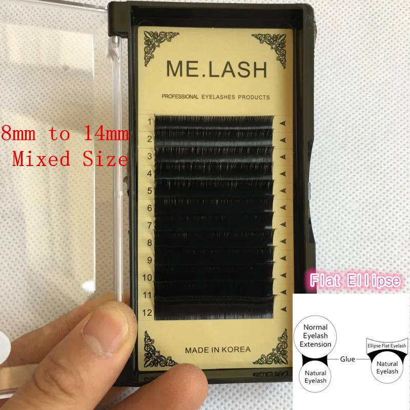 5 Trays/lot Mix 8~14mm in One Case Ellipse Flat False Eyelash Extension Flat Mink Eyelashes Matte Fake Mink Soft Lashes
5 Trays/lot Mix 8~14mm in One Case Ellipse Flat False Eyelash Extension Flat Mink Eyelashes Matte Fake Mink Soft Lashes