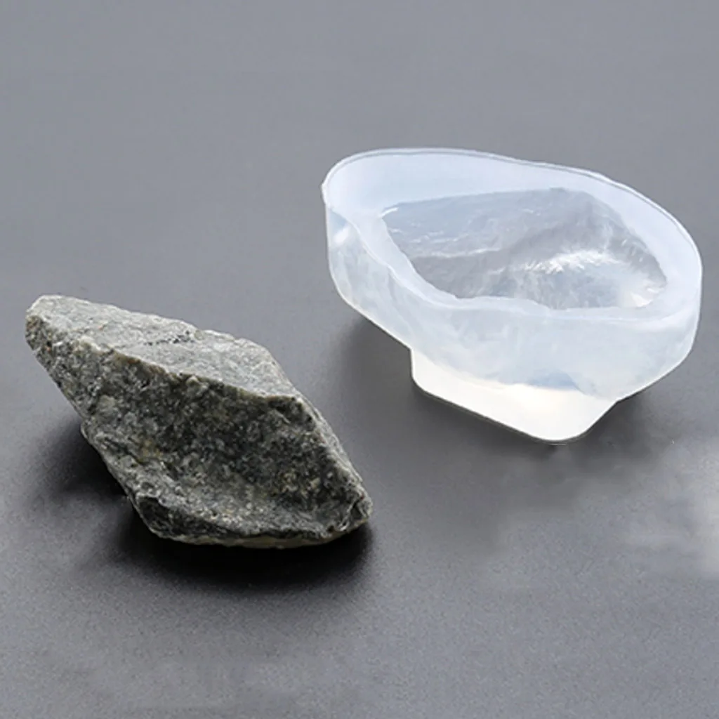 Stone Shape Silicone Pendant Mould Mold for DIY Ornament Resin Casting Jewelry Making #1