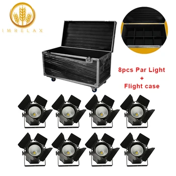 IMRELAX High Power 200w COB LED Par Light Professional Stage DMX LED Par DJ Disco Light With 8IN1 Flight Case Package
IMRELAX High Power 200w COB LED Par Light Professional Stage DMX LED Par DJ Disco Light With 8IN1 Flight Case Package