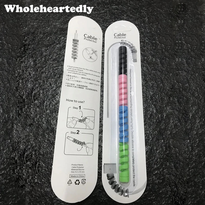 Spiral Cable protector Data Line Silicone Bobbin winder Protective For iphone Samsung Android USB Charging earphone Case Cover
Spiral Cable protector Data Line Silicone Bobbin winder Protective For iphone Samsung Android USB Charging earphone Case Cover