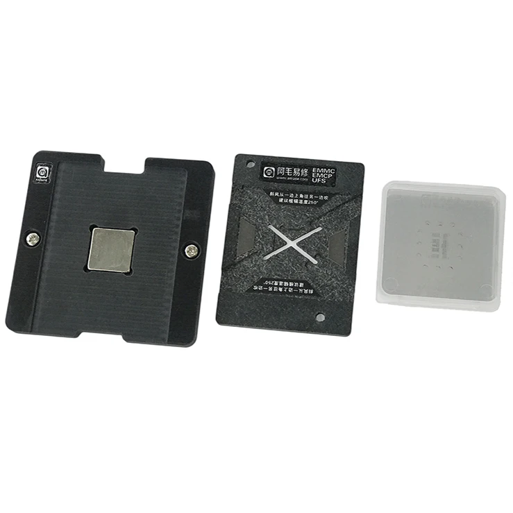 Full set EMMC EMCP UFS BGA 153 162 169 186 221 254 Universal Maintenance Platform for Tin Planting Tin Net Suit Chip Repair 
Full set EMMC EMCP UFS BGA 153 162 169 186 221 254 Universal Maintenance Platform for Tin Planting Tin Net Suit Chip Repair