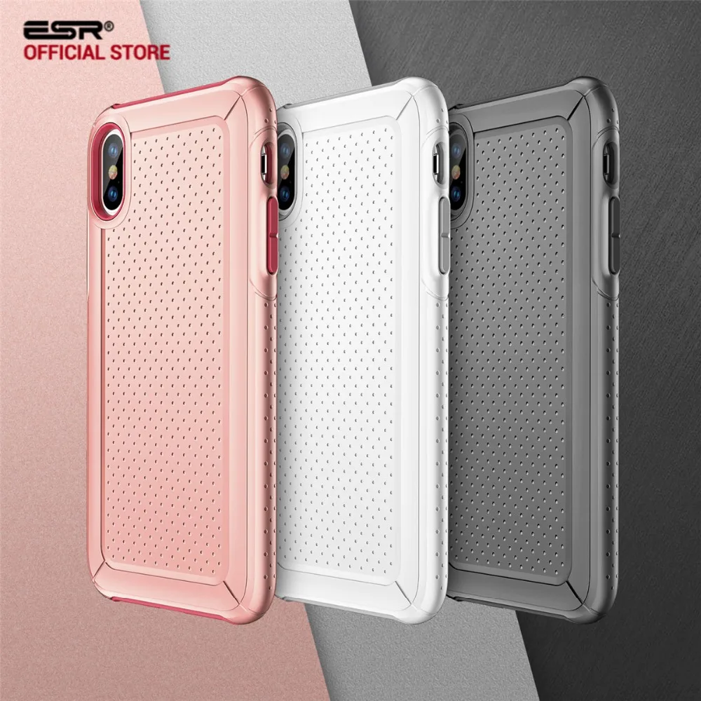 ESR Shockproof Heavy Duty Bumper Armor Case For iPhone X 10 Coque Luxury TPU & PC Shell Case Cover For iPhoneX Capinhas Funda
ESR Shockproof Heavy Duty Bumper Armor Case For iPhone X 10 Coque Luxury TPU & PC Shell Case Cover For iPhoneX Capinhas Funda