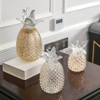 Creative crystal pineapple miniature figurines glass plant fruit Arts and Crafts wedding Gifts fashion home decor accessories
Creative crystal pineapple miniature figurines glass plant fruit Arts and Crafts wedding Gifts fashion home decor accessories
