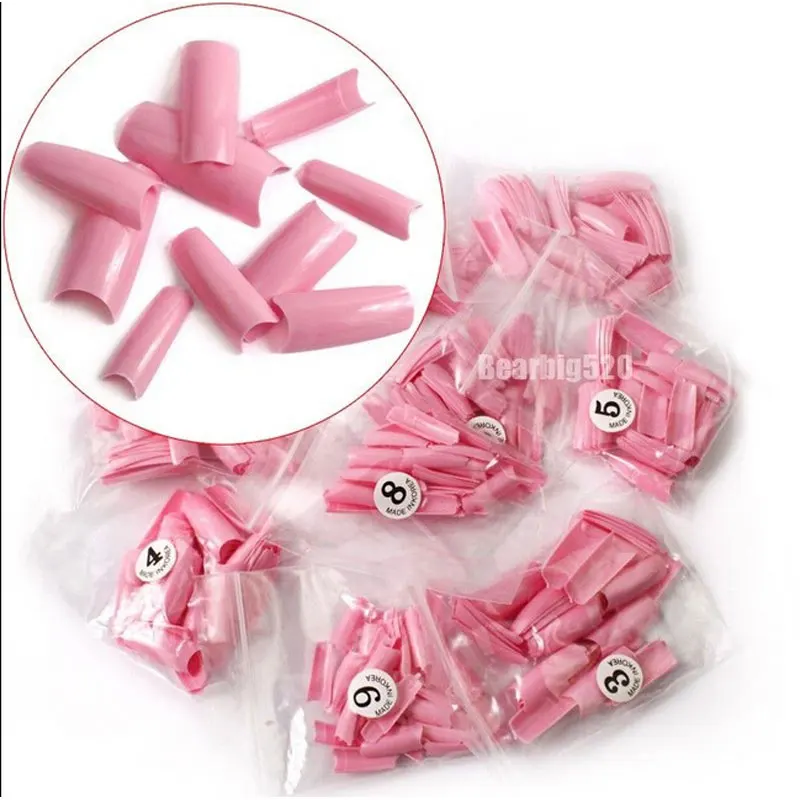 500 Pcs Half Nail Tips 10 Size Pink Acrylic Nail Art Full Cover Nail Tips French Fake False Artificial Nail Art Tips
500 Pcs Half Nail Tips 10 Size Pink Acrylic Nail Art Full Cover Nail Tips French Fake False Artificial Nail Art Tips
