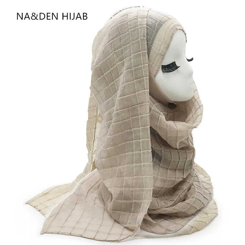 1 pcs Hot sale crinkled elastic women scarf/scarves embossed grid shawl solid soft viscose muslim hijabs wraps fast shipping
1 pcs Hot sale crinkled elastic women scarf/scarves embossed grid shawl solid soft viscose muslim hijabs wraps fast shipping