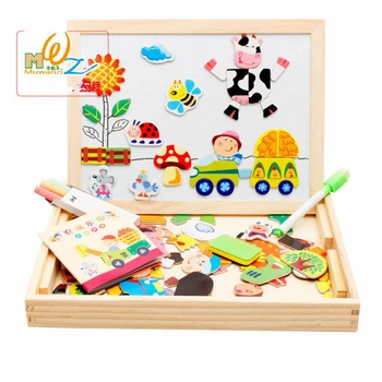 Creativity Wooden Toy Educational Puzzle Farm Jungle Animal Children Jigsaw Baby Magnetic Drawing Easel Board Paint Scratch Arts
Creativity Wooden Toy Educational Puzzle Farm Jungle Animal Children Jigsaw Baby Magnetic Drawing Easel Board Paint Scratch Arts
