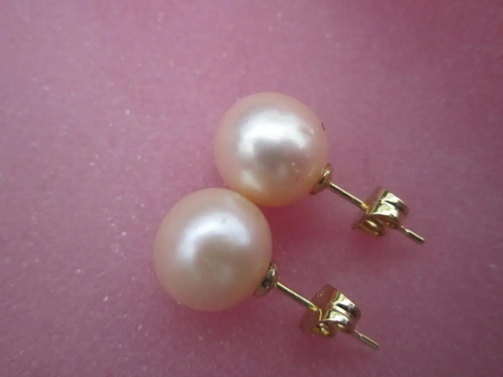 free shipping GENUINE ROUND AAA+++ 10-11 MM pink SOUTH SEA PEARLS EARRING 14k/20 gold
free shipping GENUINE ROUND AAA+++ 10-11 MM pink SOUTH SEA PEARLS EARRING 14k/20 gold