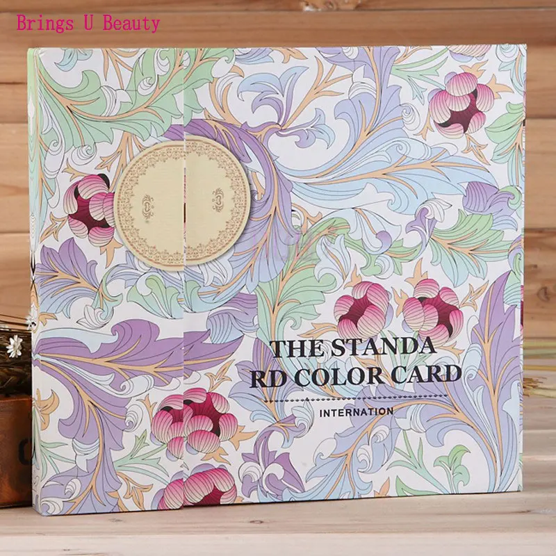 1 pc Professional 120 Colors Flower Pattern Nail Gel Polish Display Card Book Chart with Tips Nail Art Salon Set 1 pc Professional 120 Colors Flower Pattern Nail Gel Polish Display Card Book Chart with Tips Nail Art Salon Set