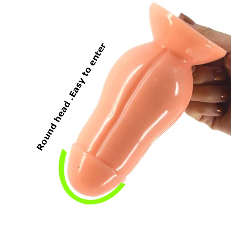 Soft chuck anal plug big dildo penis massage Ass prostate Vagina Masturbation huge anal Dildo sex toys for woman anus erotic toy 3