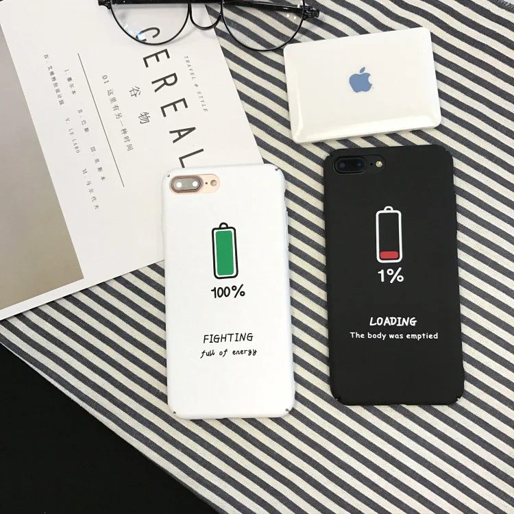 Cute Cartoon Electricity Phone Case Black and white Hard PC Cover for iPhone 6 6splus 7 7plus 8 8plus coque for iphone 7 6 s
Cute Cartoon Electricity Phone Case Black and white Hard PC Cover for iPhone 6 6splus 7 7plus 8 8plus coque for iphone 7 6 s