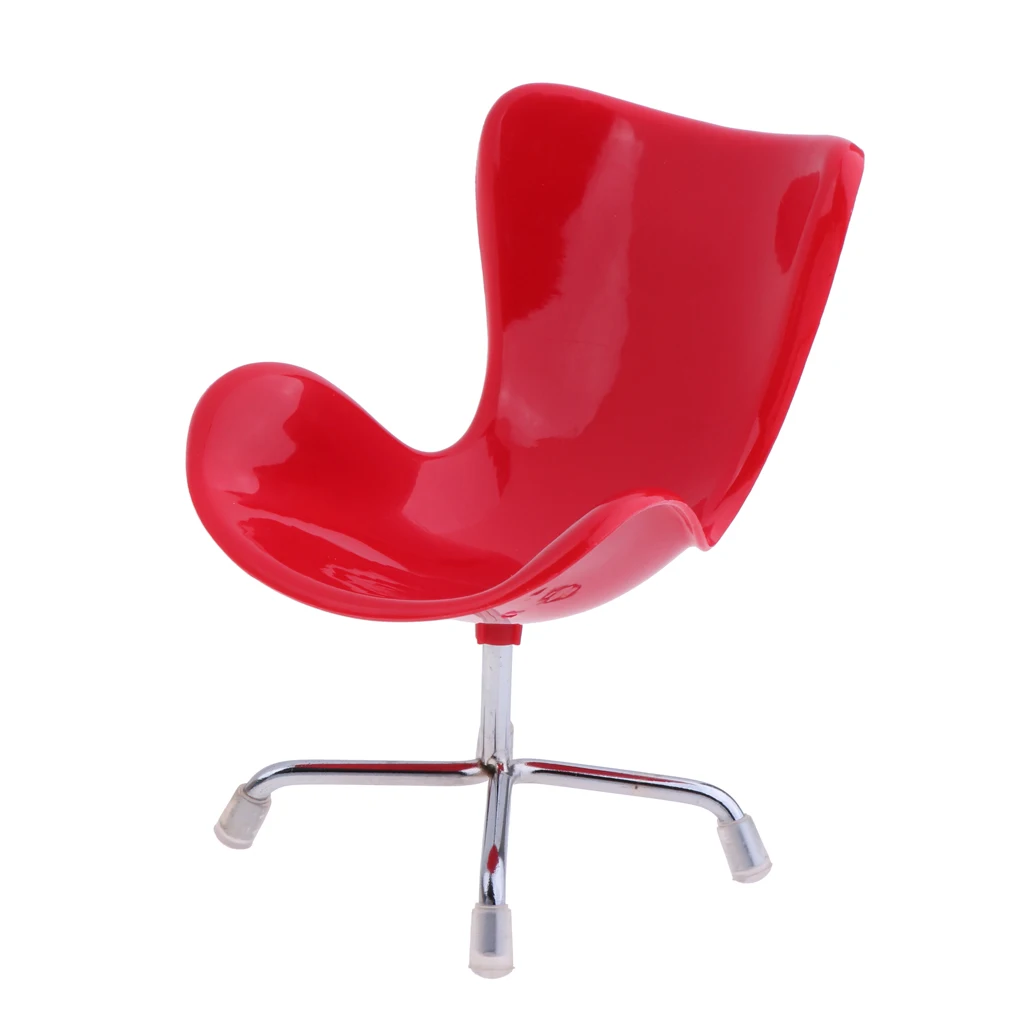 1/6 Dolls House Miniature Furniture Swan Chair Office Chair Model for Blythe for DOD Dollfie 12inch Doll Accessories - Red
1/6 Dolls House Miniature Furniture Swan Chair Office Chair Model for Blythe for DOD Dollfie 12inch Doll Accessories - Red