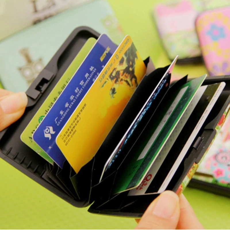 THINKTHENDO New Women Lovely Waterproof Business ID Credit Card Wallet Holder Pocket Box Fashion Plastic Durable Multi-Function
THINKTHENDO New Women Lovely Waterproof Business ID Credit Card Wallet Holder Pocket Box Fashion Plastic Durable Multi-Function