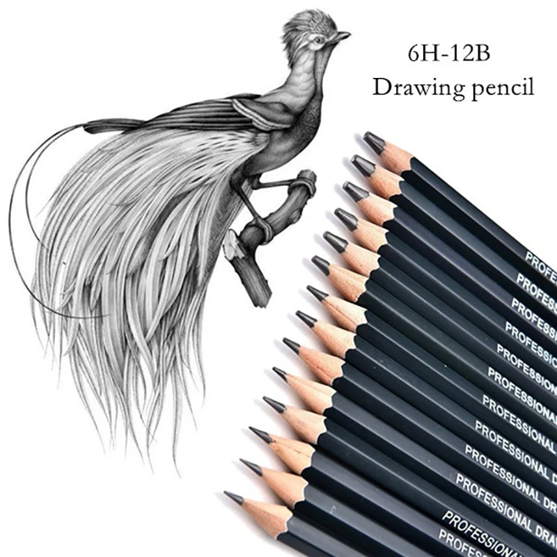 14 Pcs/lot Graphite Pencils Beautiful Painting Tool 6H-12B Professinal Set of 14 Sketch Art Drawing Pencil Sketching Pencils
14 Pcs/lot Graphite Pencils Beautiful Painting Tool 6H-12B Professinal Set of 14 Sketch Art Drawing Pencil Sketching Pencils