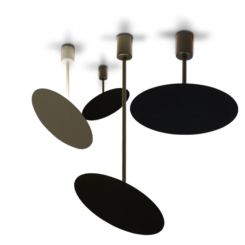 Nordic European Modern LED Pendant Light Black White Adjustable Direction Minimalist Pendant Lamp for Restaurant Dining Room Art Decor (3)