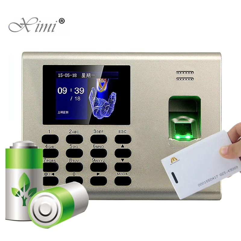 TCP/IP Fingerprint And 125KHZ ID Card Access Control And Time Attendance Time Clcok Time Recorder Built In Battery Linux System
TCP/IP Fingerprint And 125KHZ ID Card Access Control And Time Attendance Time Clcok Time Recorder Built In Battery Linux System