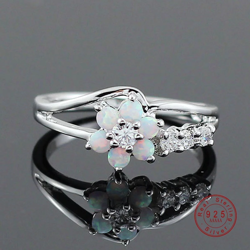 Charms Zircon Flower Opal Wedding Rings for Woman Delicate Cubic Zirconia Ring Fashion Female Jewelry Accessories 2019 New
Charms Zircon Flower Opal Wedding Rings for Woman Delicate Cubic Zirconia Ring Fashion Female Jewelry Accessories 2019 New