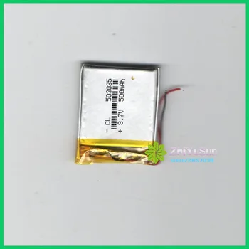 ZhiYuSun 503035 3.7V 500mAh Lithium polymer Battery with Protection Board quakity assurance length 35mm widt30mm thickness 5mm
ZhiYuSun 503035 3.7V 500mAh Lithium polymer Battery with Protection Board quakity assurance length 35mm widt30mm thickness 5mm