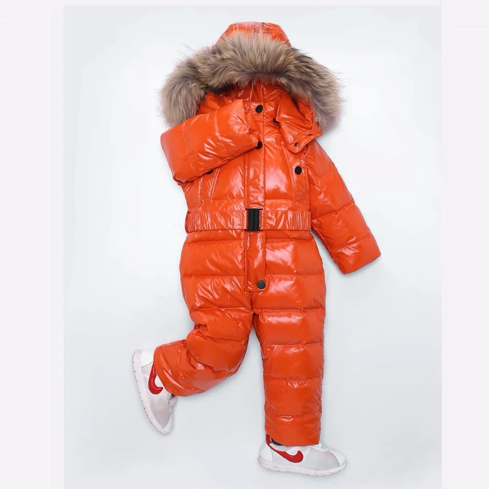Winter Children Bodysuits Down Jackets Winter Girl Down Jacket Boy Natural Fur Hooded Snow Wear Kids Bodysuit 90-100-110cm 
Winter Children Bodysuits Down Jackets Winter Girl Down Jacket Boy Natural Fur Hooded Snow Wear Kids Bodysuit 90-100-110cm