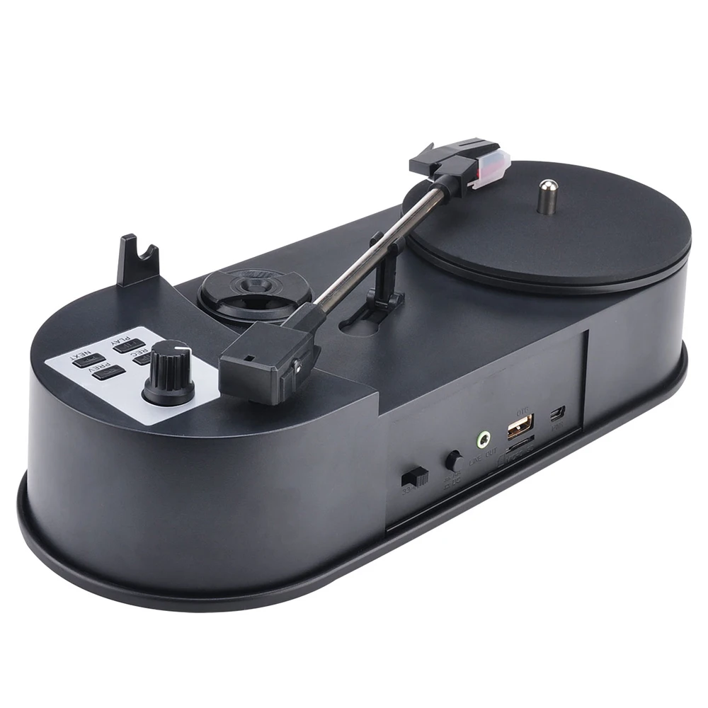 Portable Vinyl Turntable Record Player 33/45RPM LP Turntables to MP3 Converter Save Music to USB/SD With Speaker
Portable Vinyl Turntable Record Player 33/45RPM LP Turntables to MP3 Converter Save Music to USB/SD With Speaker