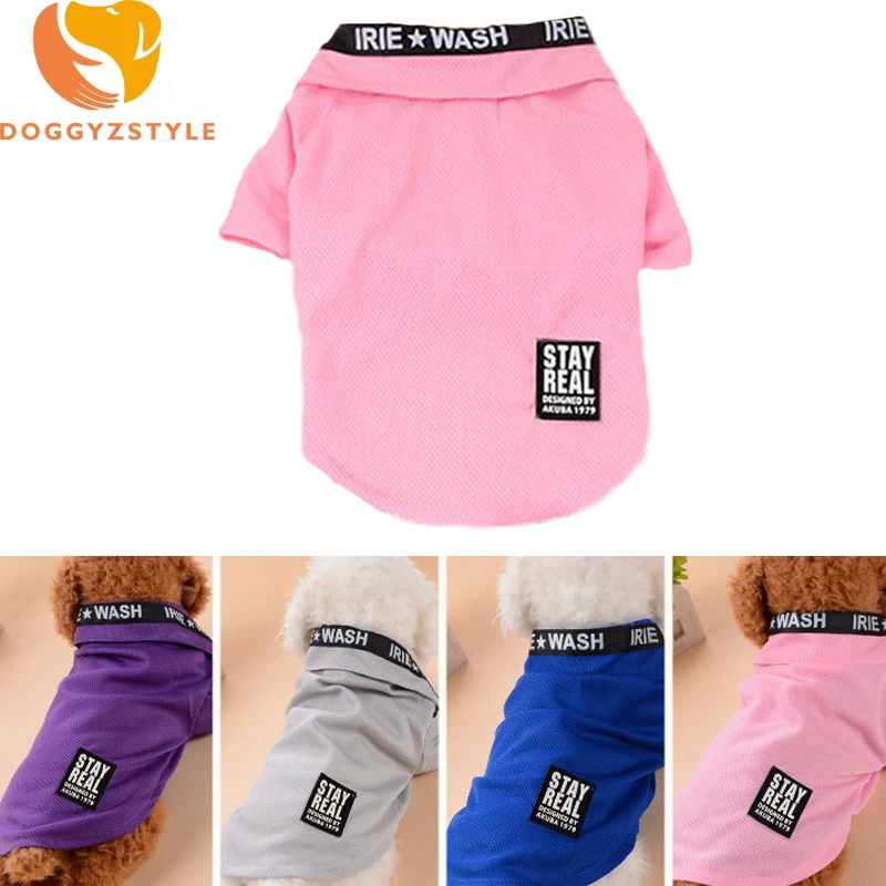 Breathable Dog Vest Summer Clothes Casual Net Shirt Goods For Small Dogs Teddy Yorkies Doggies S-2XL Costumes DOGGYZSTYLE
Breathable Dog Vest Summer Clothes Casual Net Shirt Goods For Small Dogs Teddy Yorkies Doggies S-2XL Costumes DOGGYZSTYLE