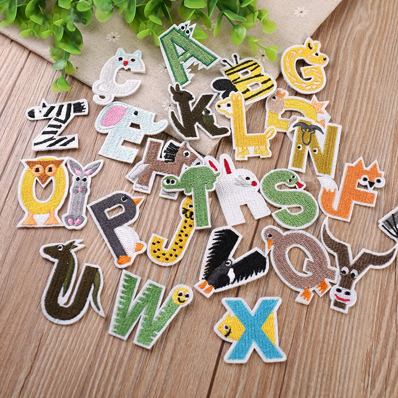 20pcs parches bordados Cartoon Letters alphabet Appliques Jacket Patch Iron On Patches For Clothing Jeans Kids Fabric Patchwork
20pcs parches bordados Cartoon Letters alphabet Appliques Jacket Patch Iron On Patches For Clothing Jeans Kids Fabric Patchwork