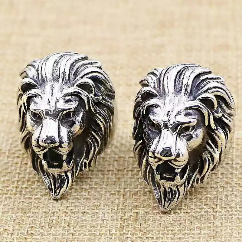 Classic Punk Lion head Animal Ring for men Fashion High Quality Stainless Steel Rock Punk Rings
Classic Punk Lion head Animal Ring for men Fashion High Quality Stainless Steel Rock Punk Rings