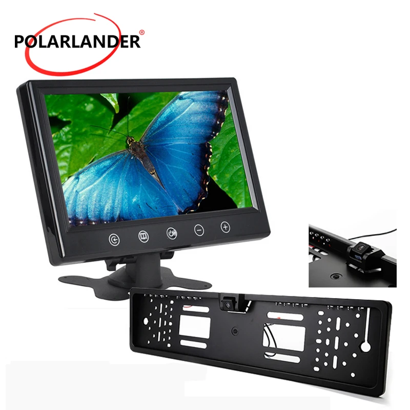9"TFT Car Monitor European License Plate Reversing Camera HD Desktop Parking Monitor 16 LED Wireless Transmitter Silver/Black
9"TFT Car Monitor European License Plate Reversing Camera HD Desktop Parking Monitor 16 LED Wireless Transmitter Silver/Black