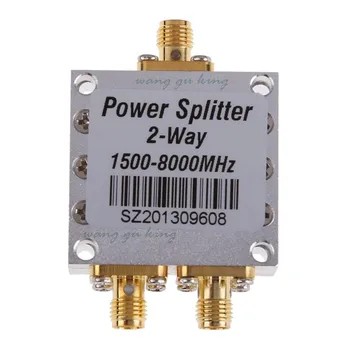 New1500~8000Mhz 2 Way RF Power Splitter Combiner w/ SMA Female Connector High Frequency 1.5-8Ghz Power Divider For 3G 4G DCS PCS
New1500~8000Mhz 2 Way RF Power Splitter Combiner w/ SMA Female Connector High Frequency 1.5-8Ghz Power Divider For 3G 4G DCS PCS