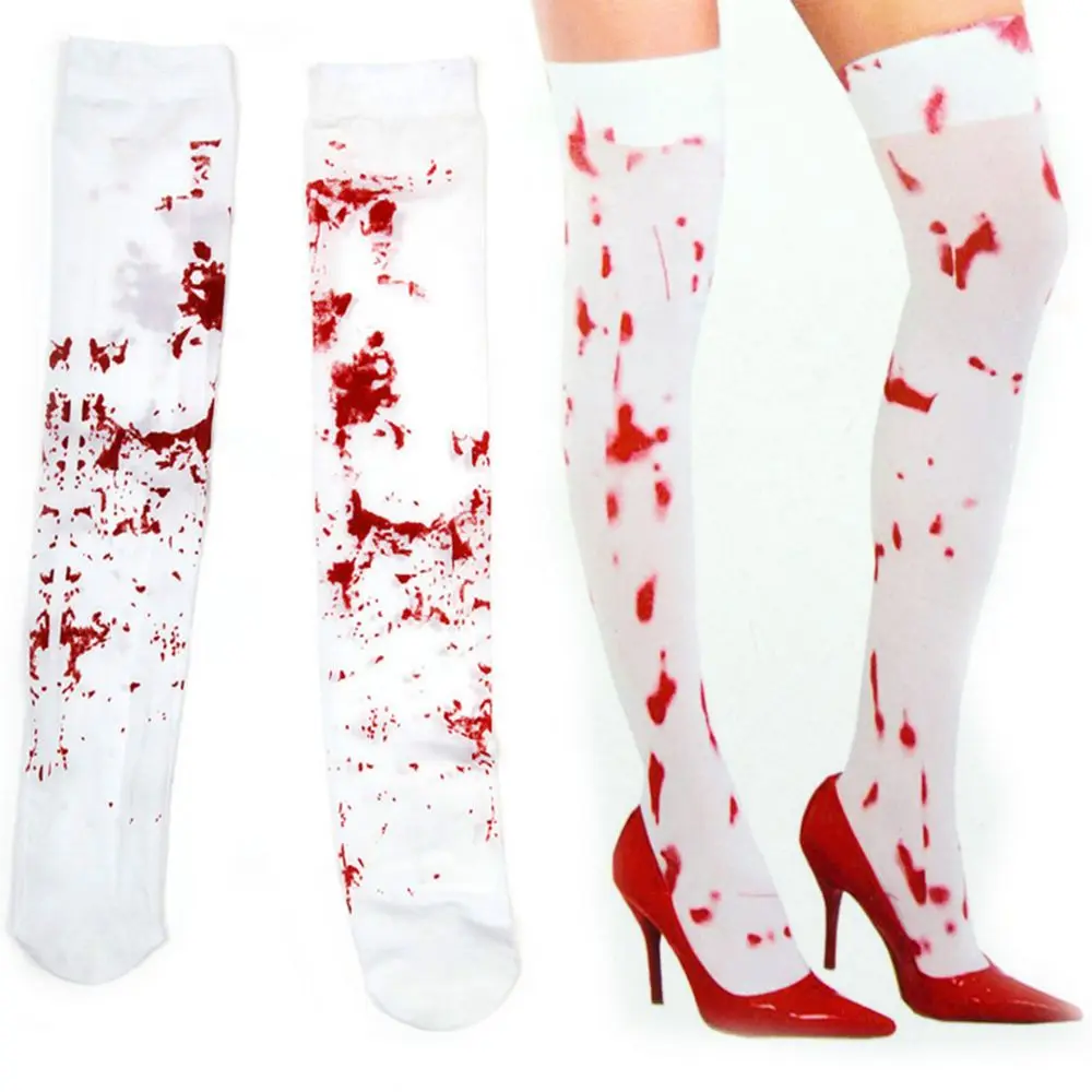 1 pair Halloween Blood Thigh High Over Knee Stocking Party Masquerade Cosplay Props Bloody Performance Costume Pantyhose
1 pair Halloween Blood Thigh High Over Knee Stocking Party Masquerade Cosplay Props Bloody Performance Costume Pantyhose
