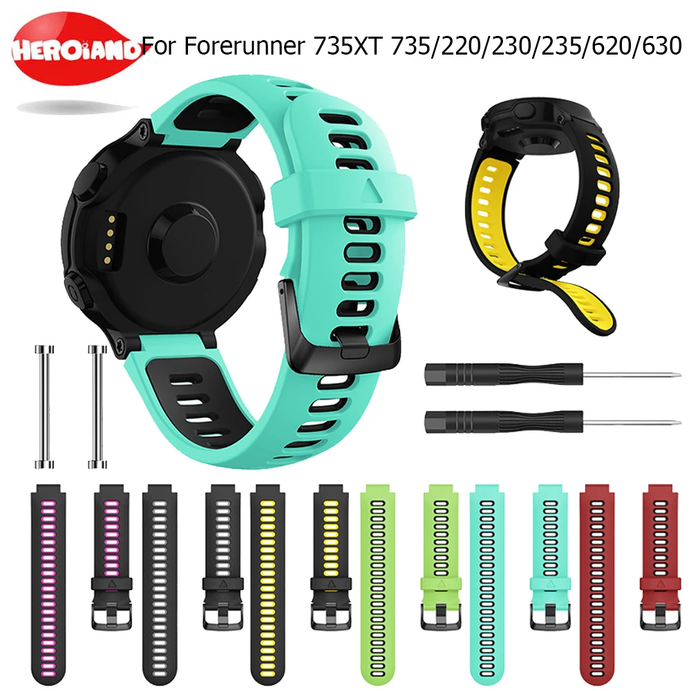 New Arrival for Garmin Forerunner 735XT Wristband Wrist Strap For Garmin Forerunner 230 235 220 620 630 735XT Smart Watch Band
New Arrival for Garmin Forerunner 735XT Wristband Wrist Strap For Garmin Forerunner 230 235 220 620 630 735XT Smart Watch Band