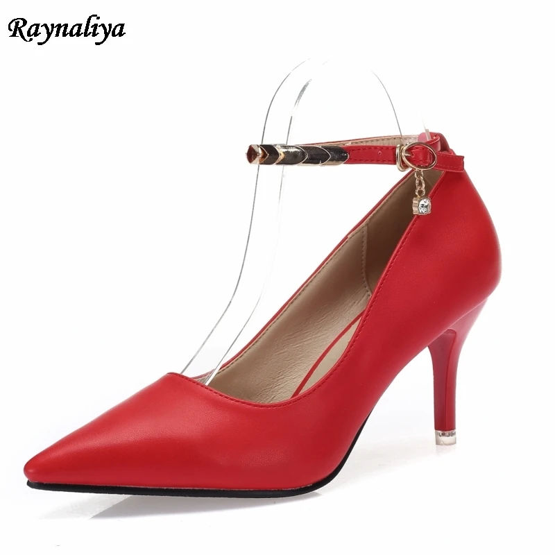 Genuine Leather Rivet Pointed Toe Thin High Heels Women Shoes Red Office Lady Date Pumps Woman Shoes 7CM XZL-A0066
Genuine Leather Rivet Pointed Toe Thin High Heels Women Shoes Red Office Lady Date Pumps Woman Shoes 7CM XZL-A0066