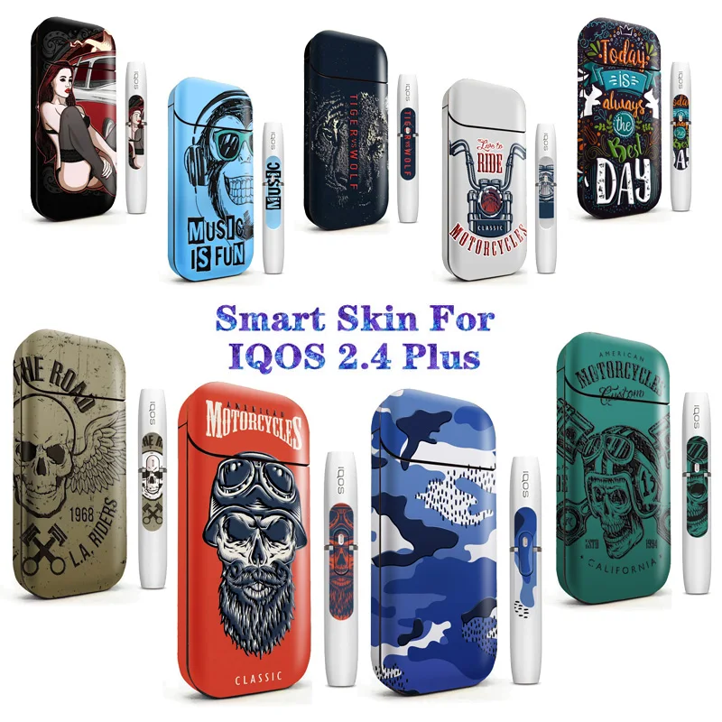 2019 hot Decoration 3 M Print Sticker For IQOS 2.4 Plus Skin Cover | Мобильные телефоны и аксессуары