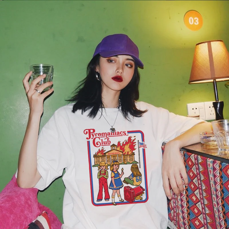 Hobbies mary Let's Summon Demons tumblr T-shirt Summer female fashion cartoon funny letter printing Harajuku large size T-shirt
Hobbies mary Let's Summon Demons tumblr T-shirt Summer female fashion cartoon funny letter printing Harajuku large size T-shirt