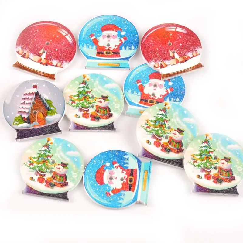 25pcs Wooden Buttons Christmas MAGIC BALL Pattern Mixed Button For Craft Handmade Scrapbooking DIY Clothes 30x30mm M0835x
25pcs Wooden Buttons Christmas MAGIC BALL Pattern Mixed Button For Craft Handmade Scrapbooking DIY Clothes 30x30mm M0835x