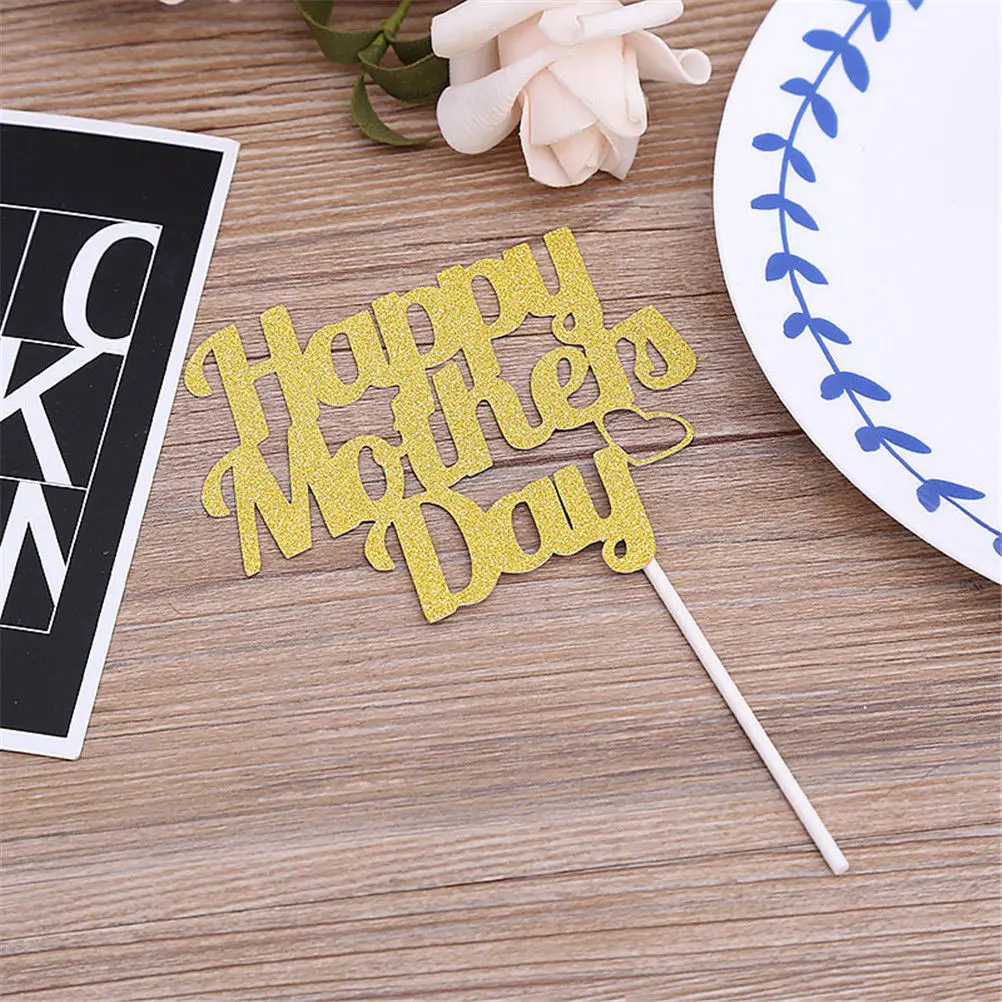 MENGXIANG 1X For Mom Day Gifts Gold Celebration Party Cake Decoration Supplies Happy Mother 's Day Cake Topper
MENGXIANG 1X For Mom Day Gifts Gold Celebration Party Cake Decoration Supplies Happy Mother 's Day Cake Topper