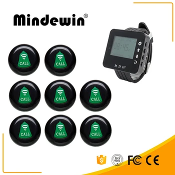 Mindewin Wireless Restaurant Queue Waiting Service System Long Range Receiver M-W-1 Wrist Watch With 8 M-K-1 Calling Buttons
Mindewin Wireless Restaurant Queue Waiting Service System Long Range Receiver M-W-1 Wrist Watch With 8 M-K-1 Calling Buttons