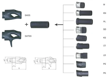 SASS #16 skeleton pipe seat for spinning Graphite Reel Seat - Fishing Rod Components 2 SET
SASS #16 skeleton pipe seat for spinning Graphite Reel Seat - Fishing Rod Components 2 SET