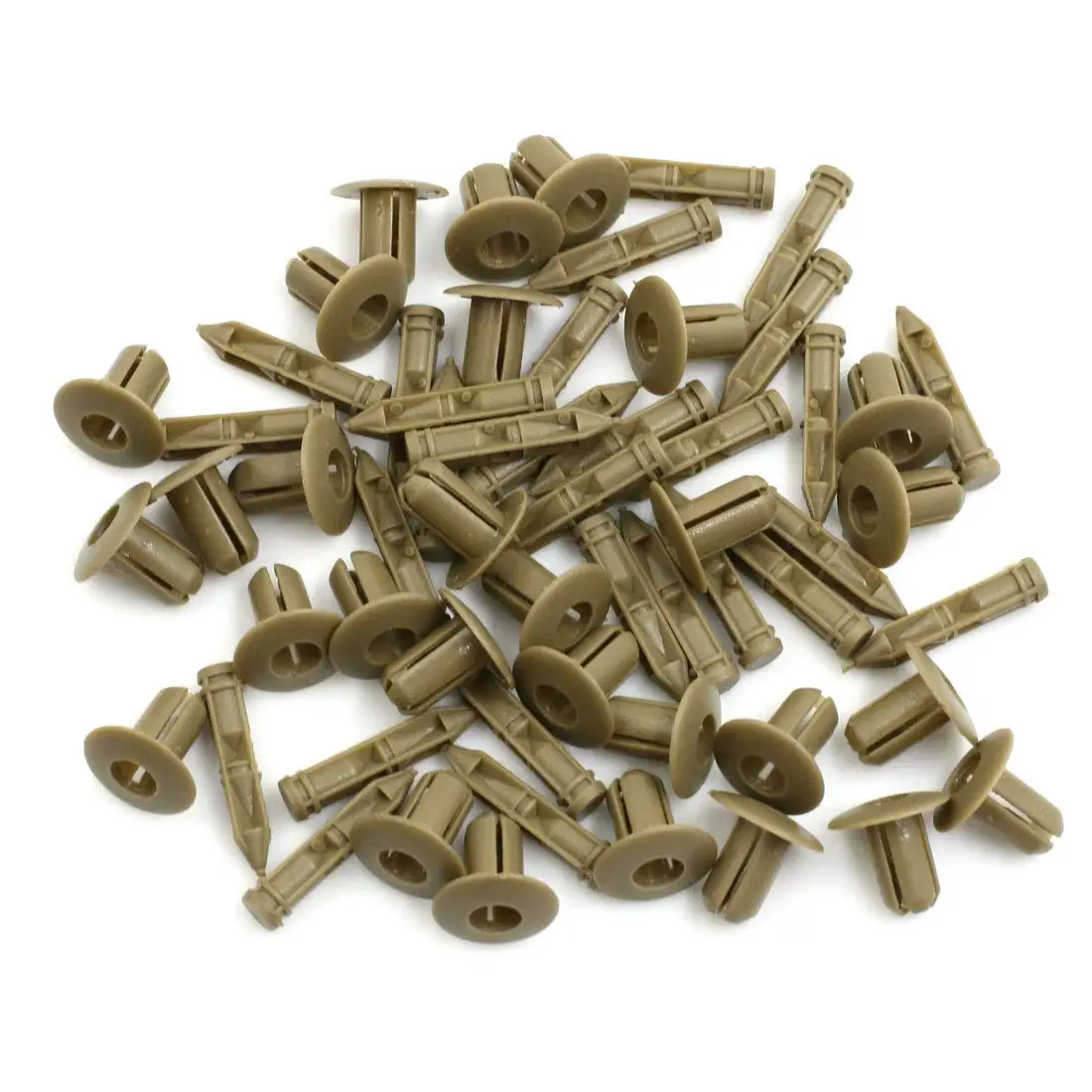 X AUTOHAUX 30pcs 7mm Hole Dia Push in Car Door Trim Fender Rivets Retainer Clips Brown | Автомобили и мотоциклы