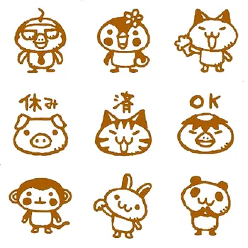 9pcs/set Kawaii Little Animals Stamp DIY Toy Self Inking Photosensitive Seal Without Handle Funny Planner Scrapbooking Stamps
9pcs/set Kawaii Little Animals Stamp DIY Toy Self Inking Photosensitive Seal Without Handle Funny Planner Scrapbooking Stamps