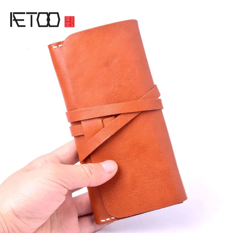 AETOO Leather wallet wome long section buckle manual vegetable tanned leather first layer leather wallet buckle wallet women
AETOO Leather wallet wome long section buckle manual vegetable tanned leather first layer leather wallet buckle wallet women