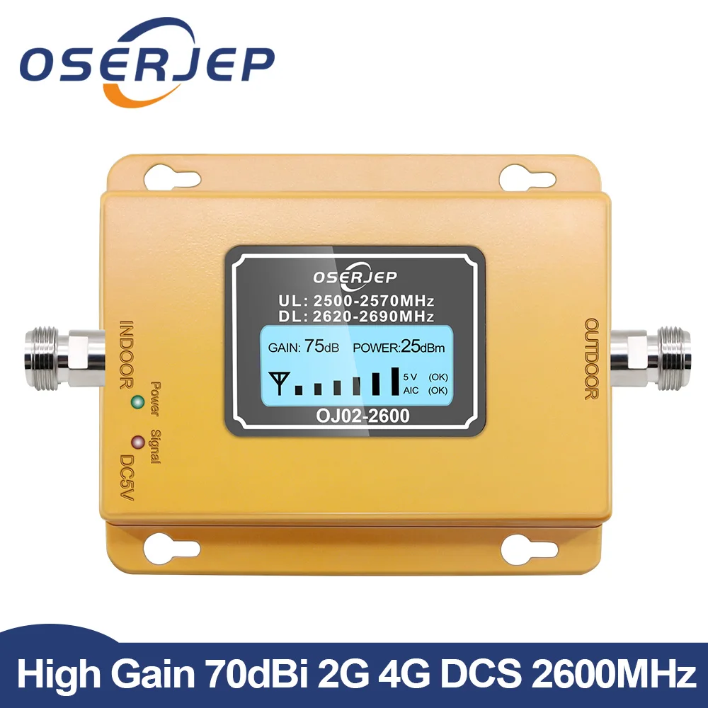 4G LTE Signal Repeater Gain 70dB 4G LTE 2600Mhz Mobile Signal Booster 2600 lte cell phone signal amplifier with lcd display
4G LTE Signal Repeater Gain 70dB 4G LTE 2600Mhz Mobile Signal Booster 2600 lte cell phone signal amplifier with lcd display