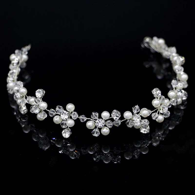 Handmade Simple Pearl Crystal Women Wedding Headband Rhinestone Bride Headpiece For Prom Bridal Accessories Jewelry
Handmade Simple Pearl Crystal Women Wedding Headband Rhinestone Bride Headpiece For Prom Bridal Accessories Jewelry