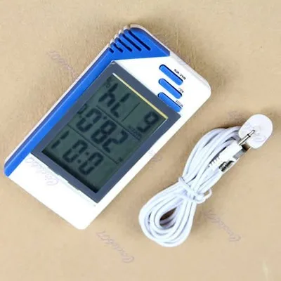 Digital Thermometer Hygrometer Indoor Outdoor Function Humidity Meter Free shipping-Y102
Digital Thermometer Hygrometer Indoor Outdoor Function Humidity Meter Free shipping-Y102