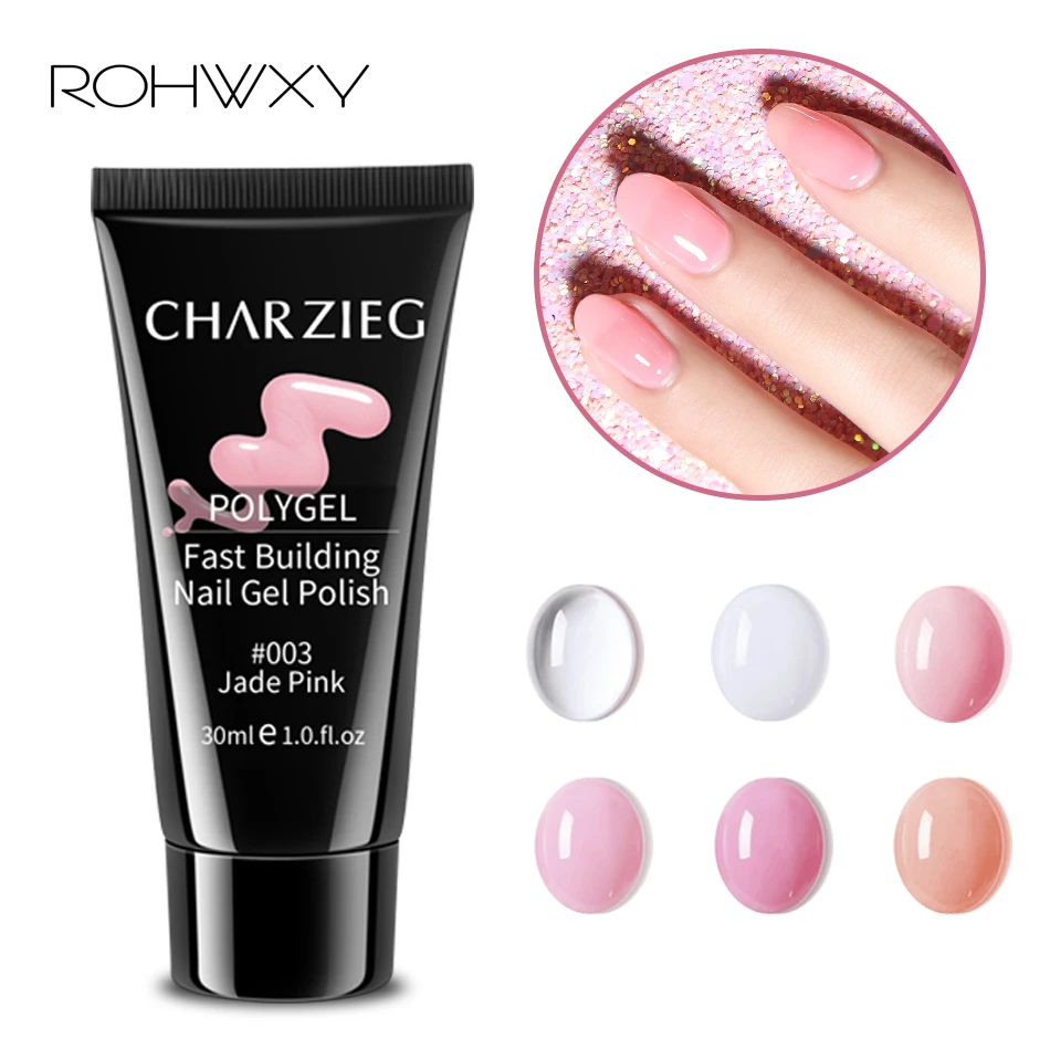 ROHWXY 30ML Poly Nail Gel For Finger Extension UV LED Soak Off Nail Polish Gel For Manicure 6 Colors Hard Builder Acrylic Gel
ROHWXY 30ML Poly Nail Gel For Finger Extension UV LED Soak Off Nail Polish Gel For Manicure 6 Colors Hard Builder Acrylic Gel