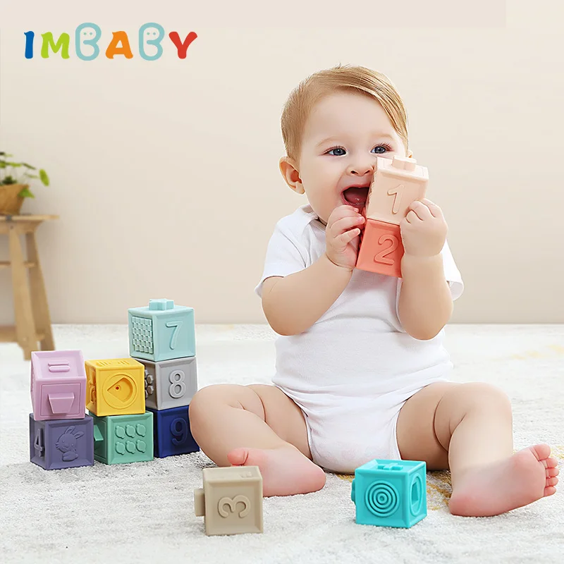 IMBABY 12pcs/set Baby Bath Toy Water Cognitive Floating Toy Soft Building Blocks Birth Teether Toy Bathing Squeeze-sounding Toys
IMBABY 12pcs/set Baby Bath Toy Water Cognitive Floating Toy Soft Building Blocks Birth Teether Toy Bathing Squeeze-sounding Toys
