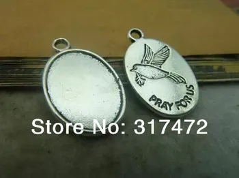 Free shipping! !!! Ancient silver birds pendant base 16 x 25 posted 14 * 19 mm DIY accessories Cabochon Setting
Free shipping! !!! Ancient silver birds pendant base 16 x 25 posted 14 * 19 mm DIY accessories Cabochon Setting