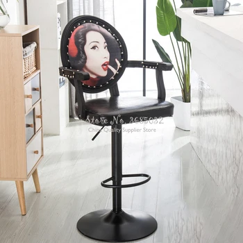 D,European bar stool rotating chair Height Adjustable Bar Chairs with Armrest Cash Register Reception Chairs
D,European bar stool rotating chair Height Adjustable Bar Chairs with Armrest Cash Register Reception Chairs