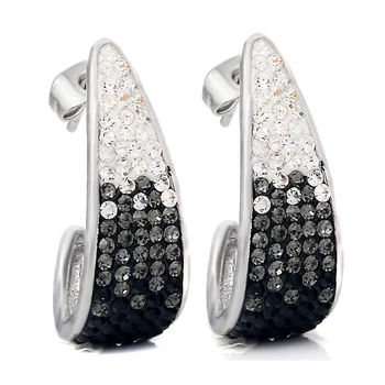 Fashion Stainless Steel Stud Earring With Crystal Attactive Women Jewelry High Quality Crystal Earrings for Party Gift Design
Fashion Stainless Steel Stud Earring With Crystal Attactive Women Jewelry High Quality Crystal Earrings for Party Gift Design