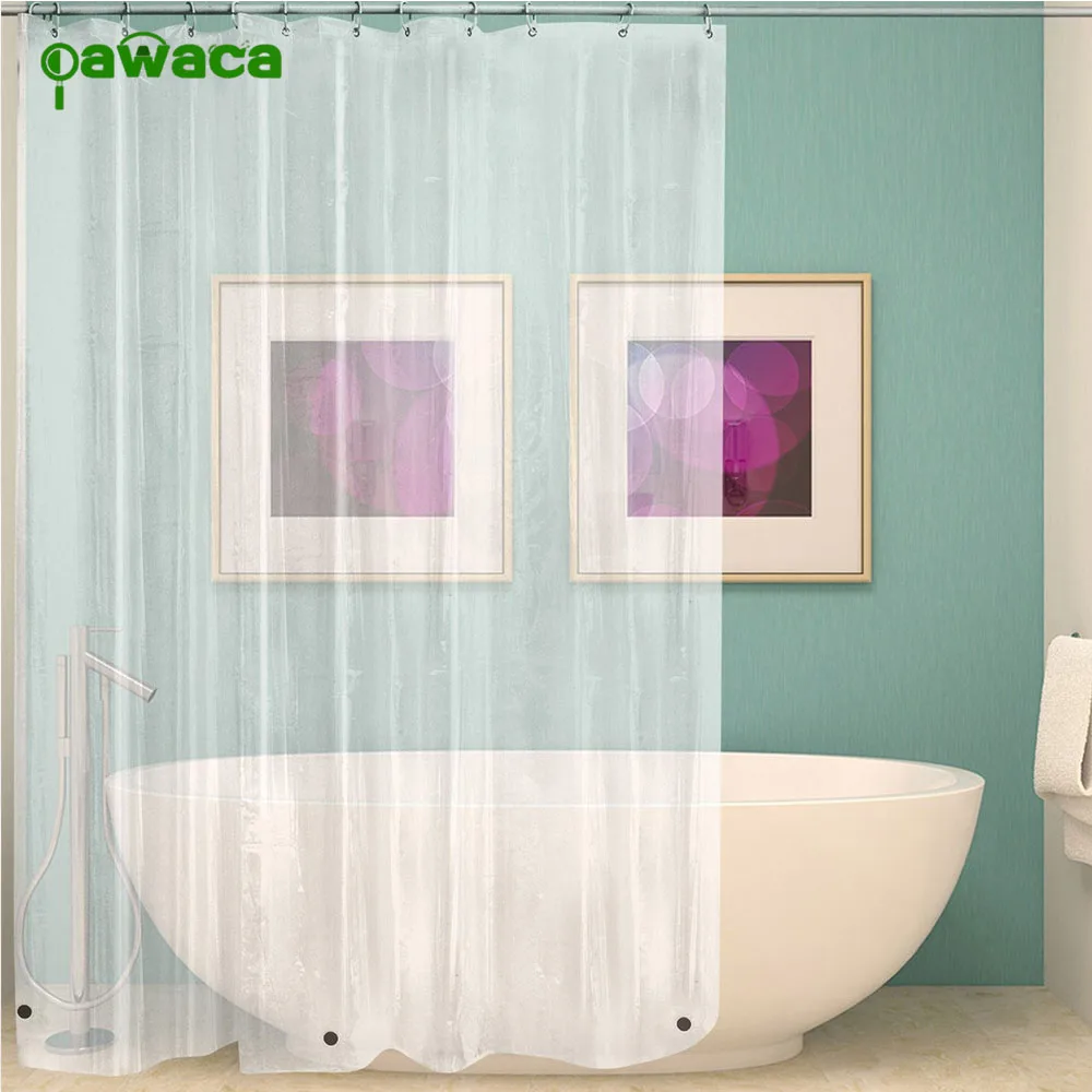 Bathroom Accessory Waterproof Shower Curtain 12 Hooks Transparent Bathroom School Dormitory Supplies Home Decoration
Bathroom Accessory Waterproof Shower Curtain 12 Hooks Transparent Bathroom School Dormitory Supplies Home Decoration